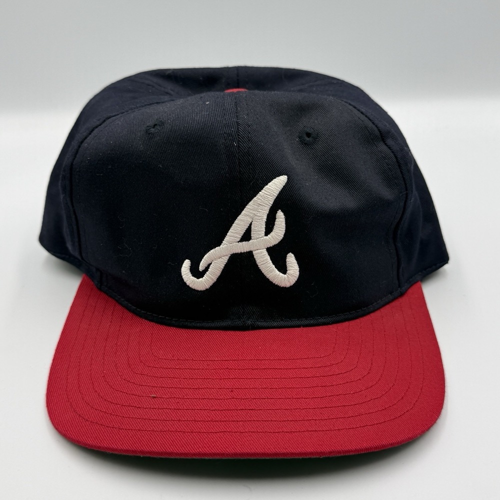 Vintage MLB Atlanta Braves Baseball Hat Snapback One Size Adjustable